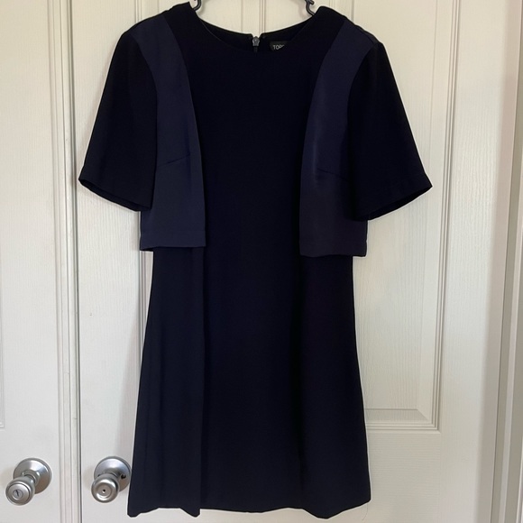 Topshop navy blue dress - Picture 1 of 6